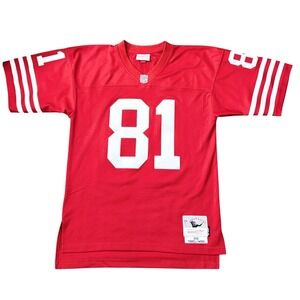 Mitchell & Ness 2002 Terrell Owens San Francisco 49ers Throwback Jersey Red 40M